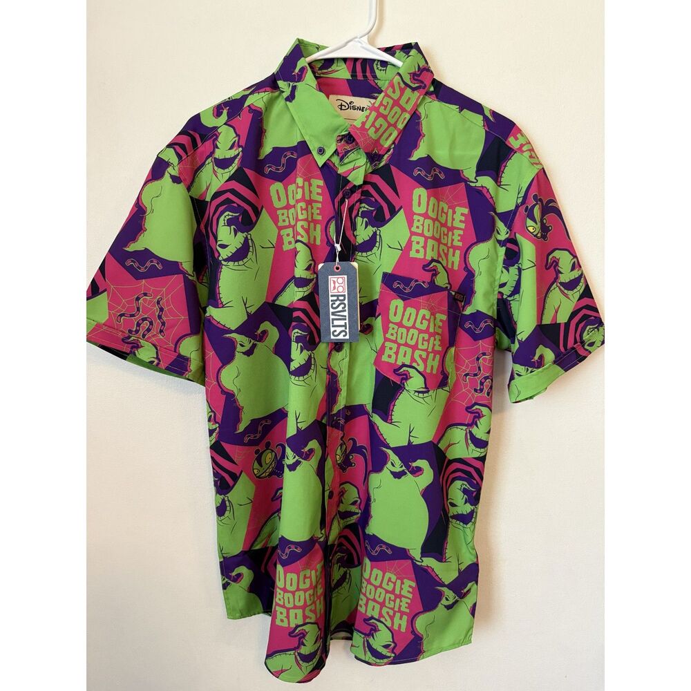 RSVLTS Disney California Adventure Oogie Boogie Bash Men’s Large NWT